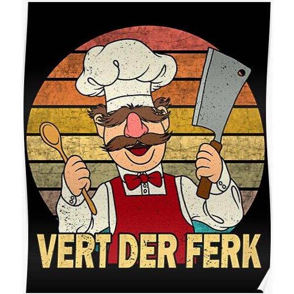 The Muppet Show, Vert Der Ferk Premium Matte Vertical Poster-image