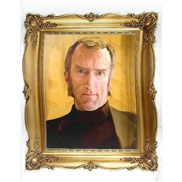 Portal Cave Johnson Aperture Science Portrait Premium Matte Vertical Poster-image