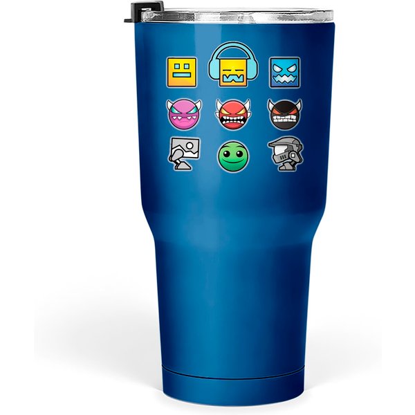 Geometry Dash Unblocked Level Tumblers 30 Oz-image