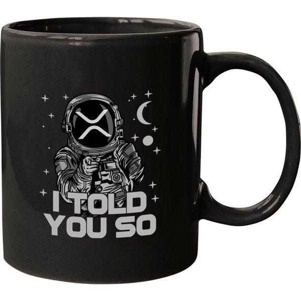 Ripple Xrp I Told You So Astronaut Crypto Token Mugs