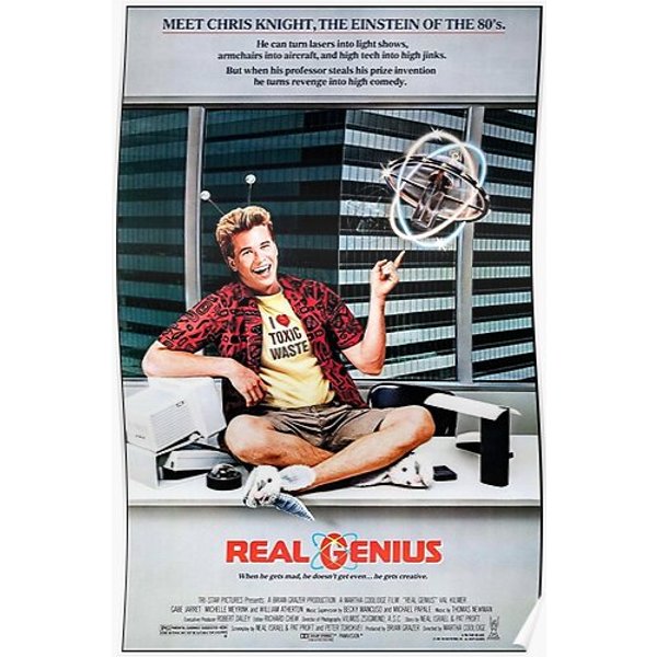 Real Genius (1985) Premium Matte Vertical Poster-image