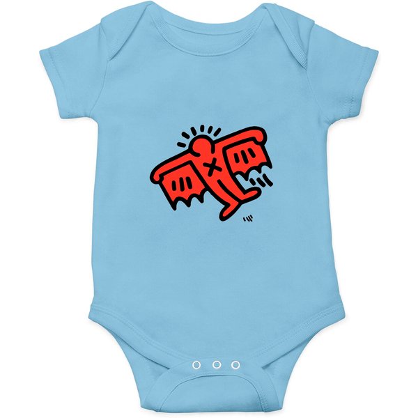 Keith Haring Onesies Flying Devil Icon, 1990 Street Art-image