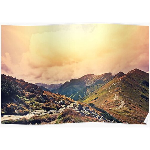 Mountains Premium Matte Vertical Poster-image