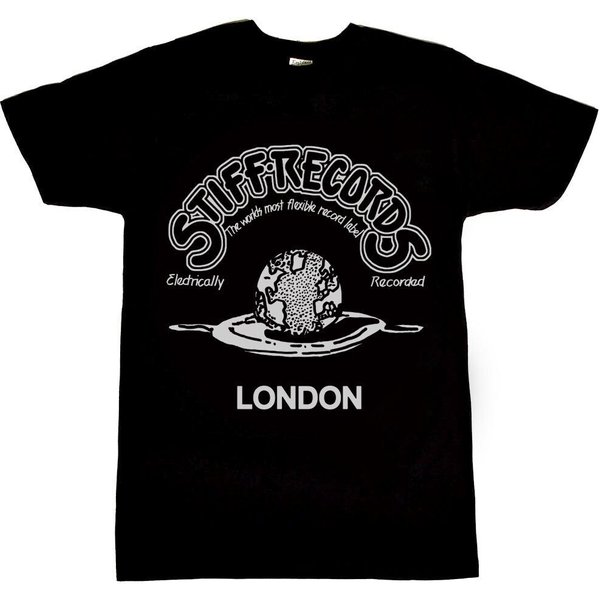 Stiff Records Electrically Recorded Mens T-Shirt-image