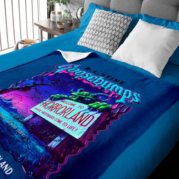 Goosebumps One Day At Horrorland Baby Blankets-image