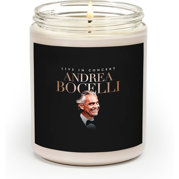 Andrea Bocelli 2023 Valentine And Spring Tour Dates Scented Candles-image