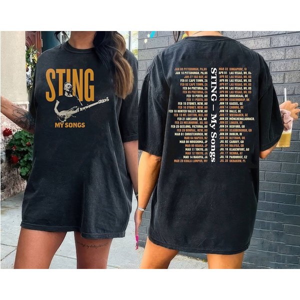 Sting My Song 2023 World Tour T-Shirt, Sting Tour 2023 Shirt-image