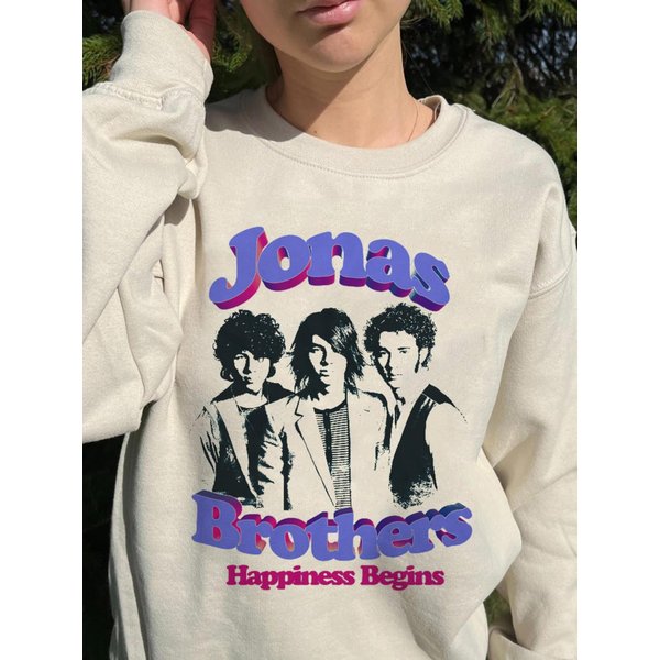 Jonas Brothers Happiness Begins Shirt 2023 Tour Concert Sweatshirt-image