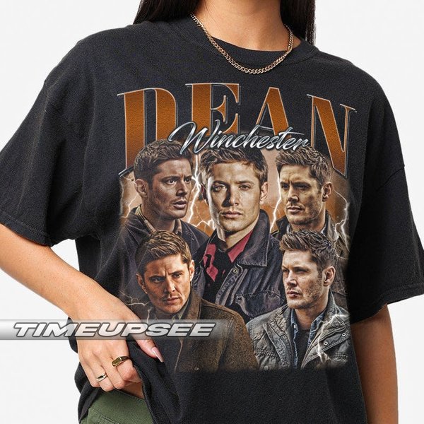 Dean Winchester Vintage T-Shirt, Gift For Women And Man Unisex T-Shirt-image