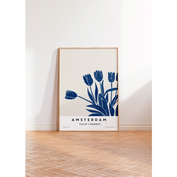Amsterdam Flower Market Poster-image