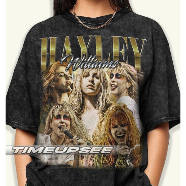 Vintage Wash Hayley Williams, Gift For Women And Man Unisex T-Shirt-image