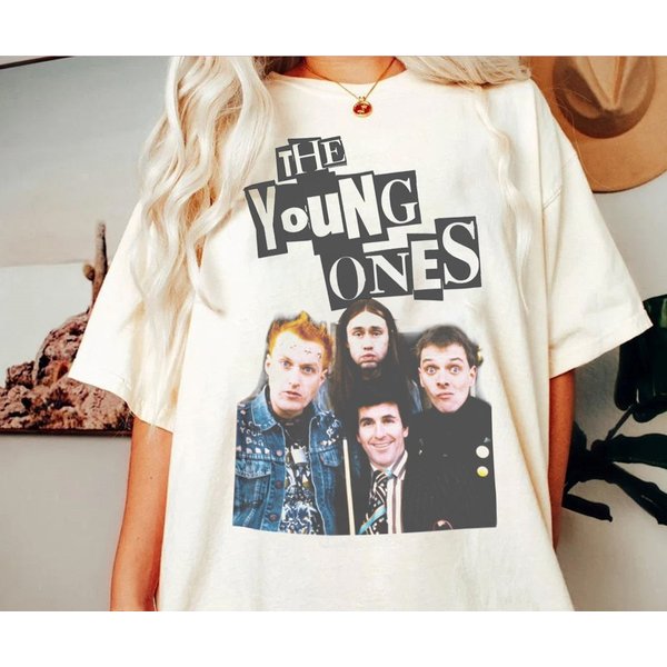 The Young Ones Poster T-Shirt, The Young Ones T-Shirt, Rock Band Shirt-image