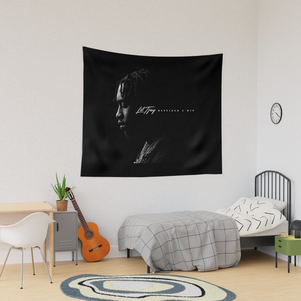Lil Tjay Destined 2 Win Tapestry-image