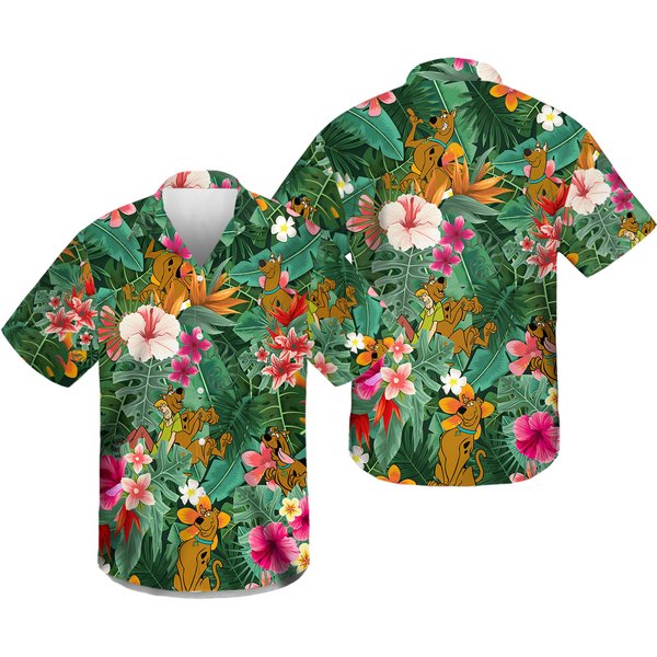 Scooby Doo Hawaiian Shirt, Summer Hawaiian Aloha-image