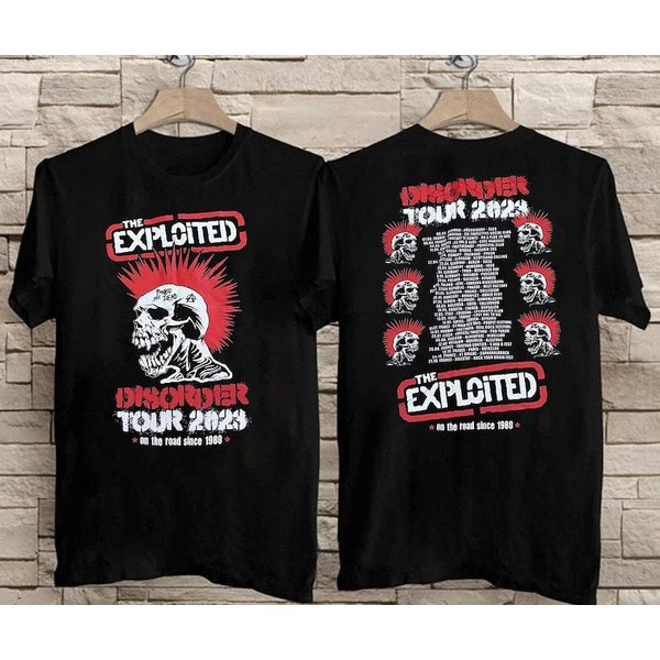 The Exploited Disorder Tour 2023 T-Shirt-image