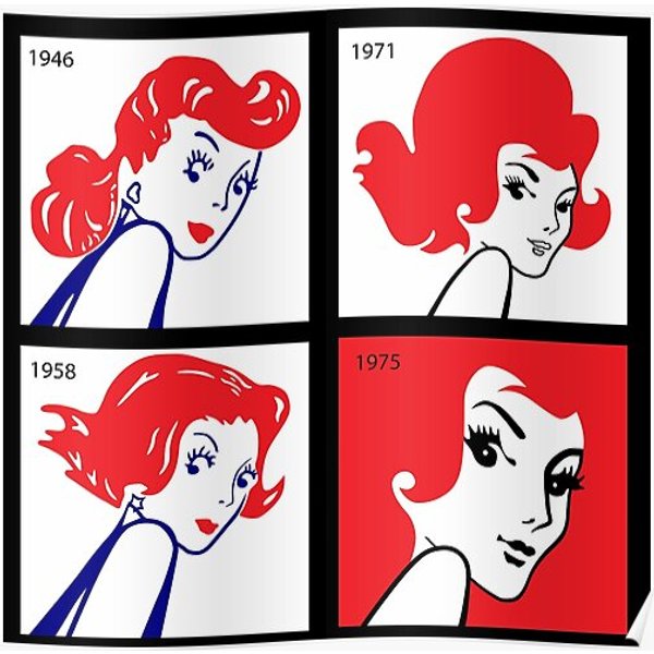 History Of The Redheads Matches Girl Premium Matte Vertical Poster-image