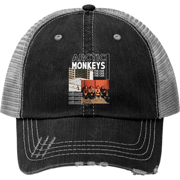 Arctic Monkeys North American Tour 2023 Vintage Trucker Hats, Arctic Monkeys Band Tour Trucker Hats-image