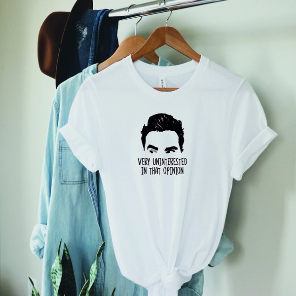 David Rose T-Shirt, Very Uninterested In That Opinion, Rose Creek T-Shirt-image