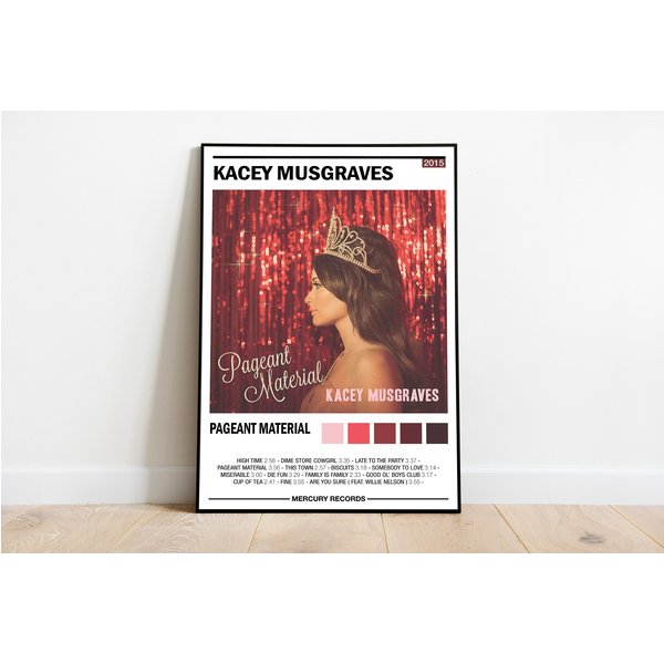 Kacey Musgraves Pageant Material Album Poster-image