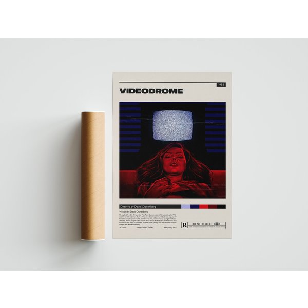 Videodrome Poster | David Cronenberg | Minimalist Movie Poster-image