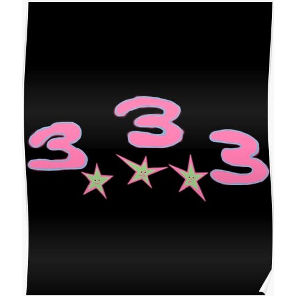 Bladee Drain Gang 333 Logo Premium Matte Vertical Poster-image