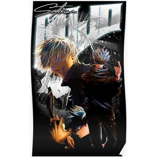 Anime Bootleg Tee | Gojo Premium Matte Vertical Poster-image