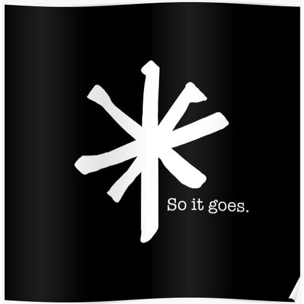 Vonnegut Astrix So It Goes Premium Matte Vertical Poster-image