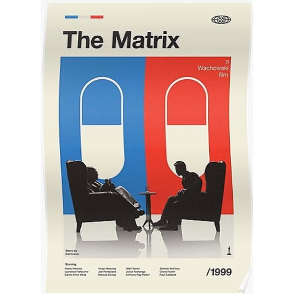 Modern The Matrix Poster Premium Matte Vertical Poster-image