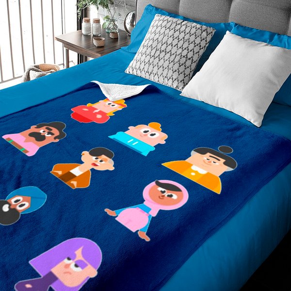 Duolingo Characters Classic Baby Blankets Baby Blankets-image