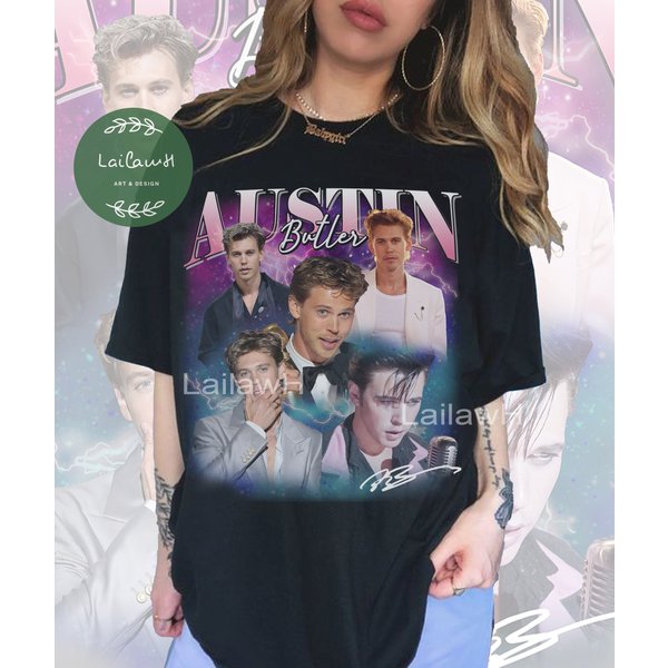 Austin Butler Actor Shirt, Austin Butler Vintage-image