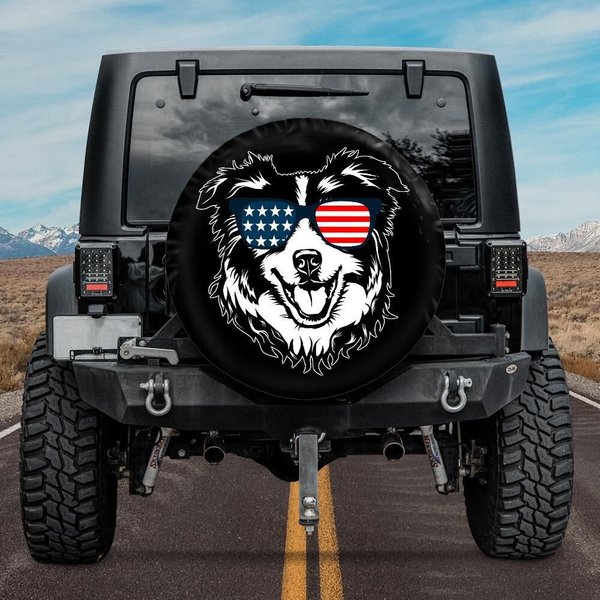 Spare Tire Cover, Australian Shepherd Tire Cover-image