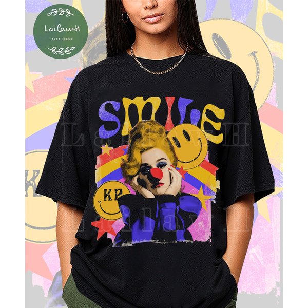 Smile Katy Perry Shirt, Katy Perry Tour 2023 Shirt-image
