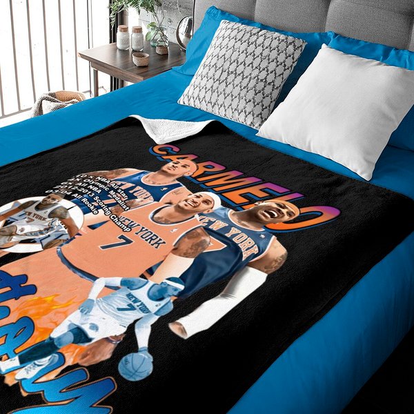 Carmelo Anthony Vintage Baby Blankets-image