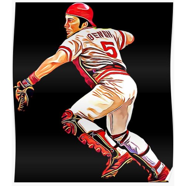 Johnny Bench Baseball Premium Matte Vertical Poster-image