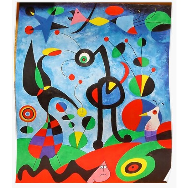 The Garden Joan Miro 1925 Premium Matte Vertical Poster-image
