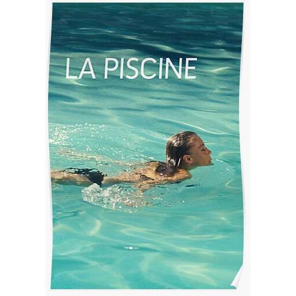 La Piscine Blu Ray Premium Matte Vertical Poster-image
