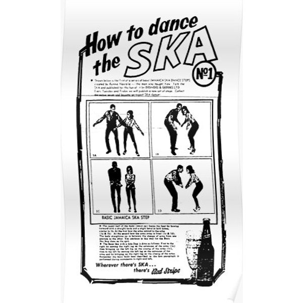 Jamaica Ska Dance Number One Premium Matte Vertical Poster-image