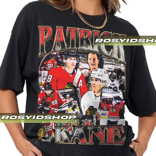 Patrick Kane Vintage T-Shirt, Tank Davis T-Shirt-image