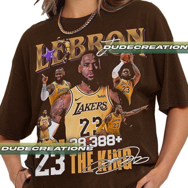 Lebron James The King Vintage T-Shirt-image