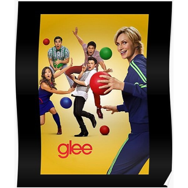Tv Series - Glee - Playbill Yellow Premium Matte Vertical Poster-image