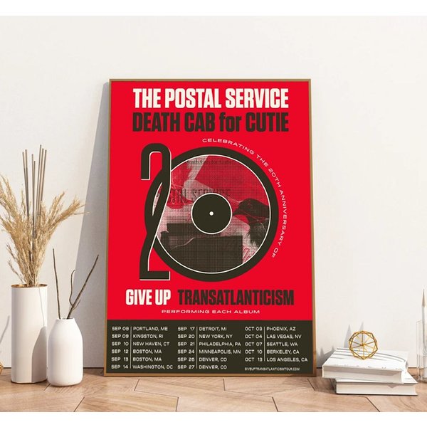 The Postal Service And Death Cab For Cutie To Co-Headline 2023 Tour Poster, Gift Fans, Music Love Gift-image