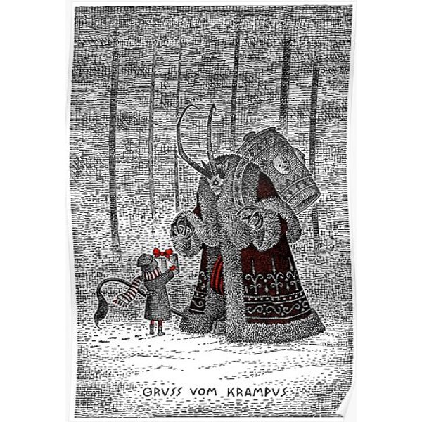 A Gift For Krampus Premium Matte Vertical Poster-image