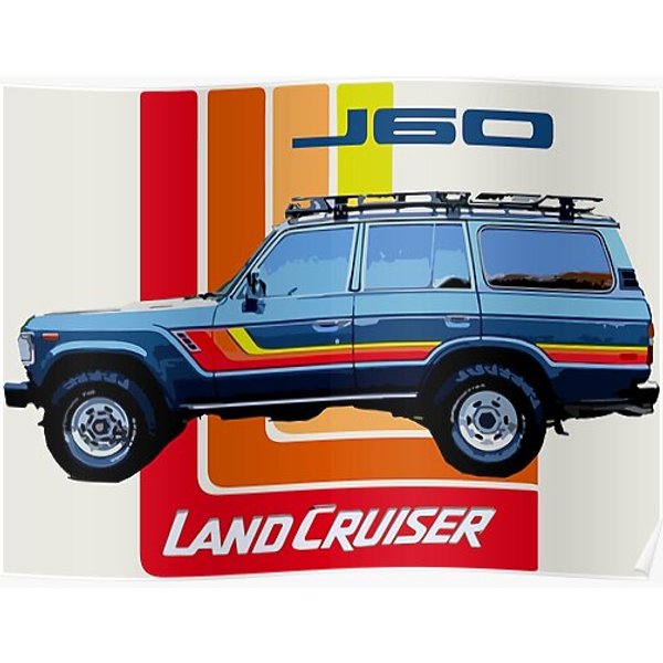 1990 Land Cruiser J60 Premium Matte Vertical Poster-image