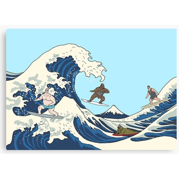The Big Lez Show Surfs Up Canvas-image