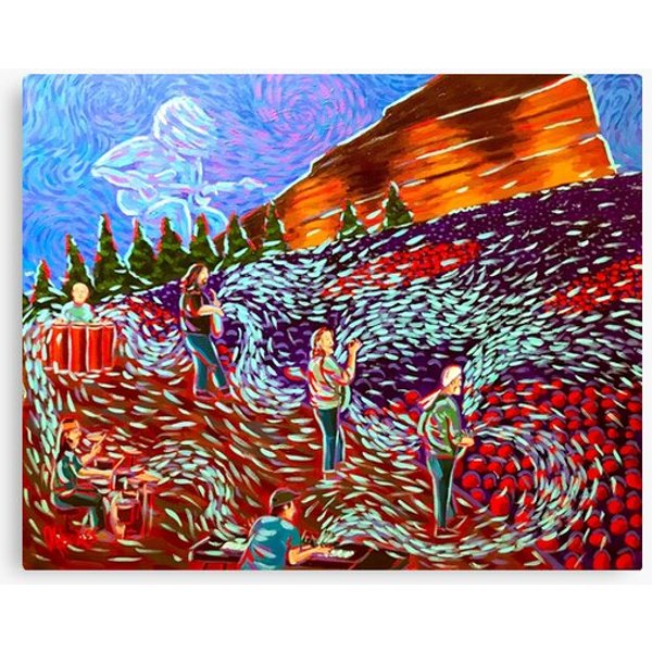 Widespread Panic At Red Rocks Canvas-image