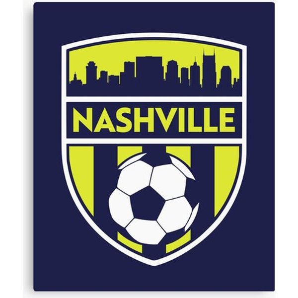 Nashville Soccer Team Sc Futbol Club Fan Canvas