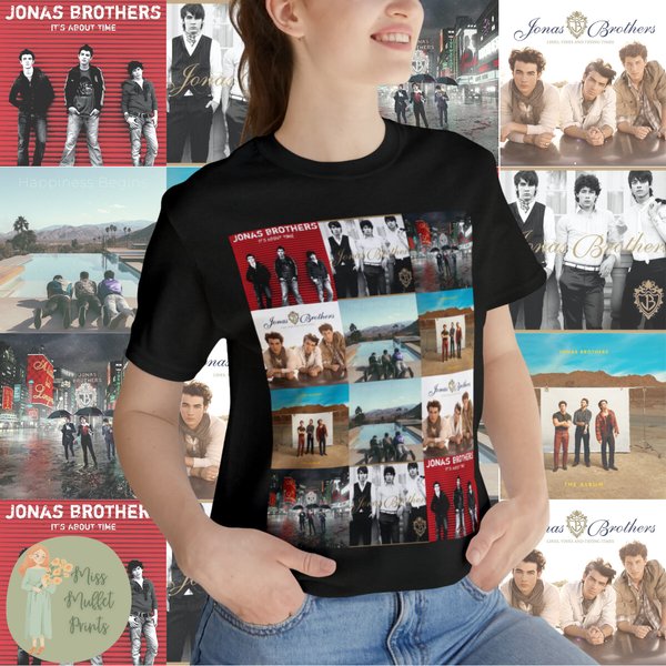 Jonas Brothers All Albums Concert Shirt-image