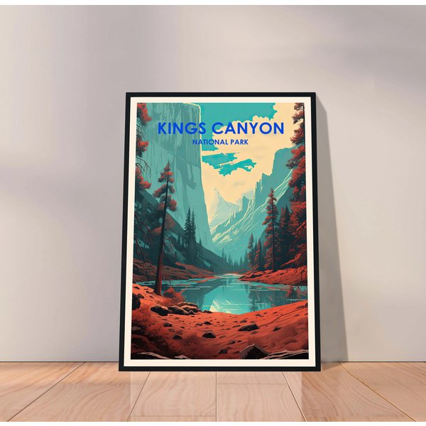 Kings Canyon National Park Poster, Kings Canyon Poster, Travel Posters-image