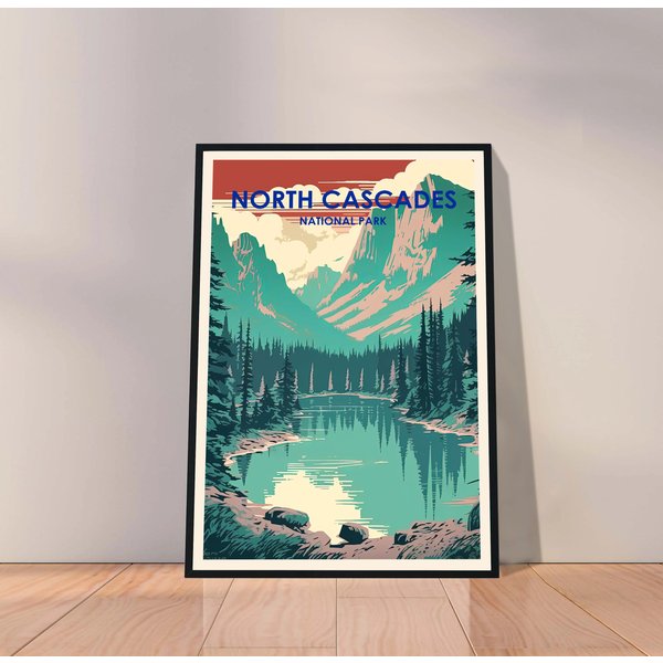 North Cascades National Park Poster, North Cascades Poster-image