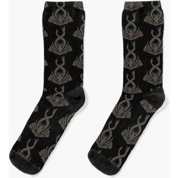 Thrawn's Chimaera Logo Grey Socks